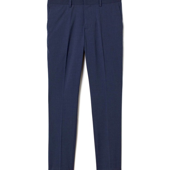 NWOT-H&M Slim Fit lightly textured Blue Suit. - Picture 4 of 4